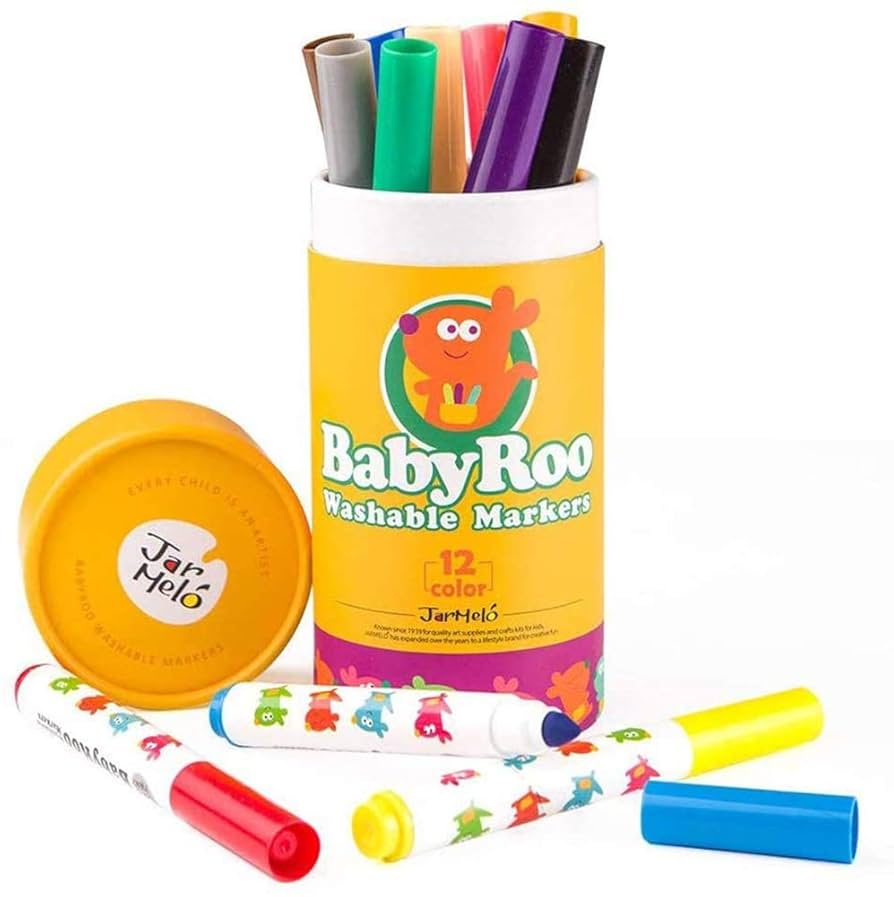 Amazon.co.jp: Happykids 落書き水性ペン 子供用カラーペン